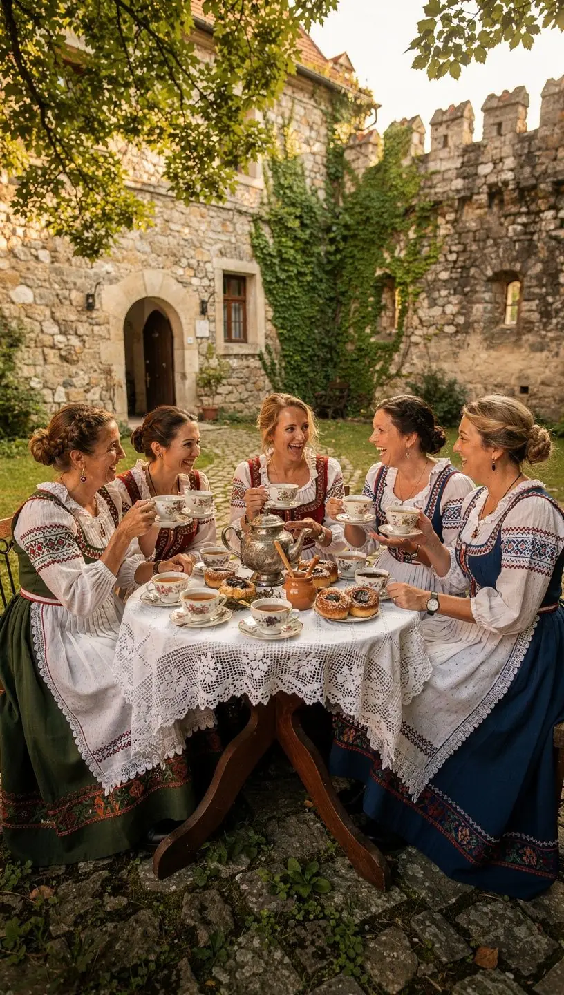 Zelené a čisté prostredie s čajovým kríčkom a bylinkovým záhonom v pozadí